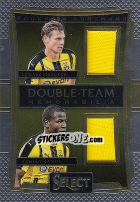 Sticker Adrian Ramos / Lukasz Piszczek - Select Soccer 2016-2017 n. DT-RP - Panini