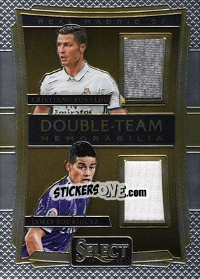Sticker Cristiano Ronaldo / James Rodriguez - Select Soccer 2016-2017 n. DT-RR - Panini