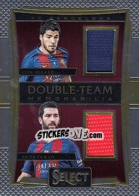 Sticker Arda Turan / Luis Suarez - Select Soccer 2016-2017 n. DT-TS - Panini