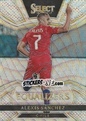 Sticker Alexis Sanchez - Select Soccer 2016-2017 n. E17 - Panini