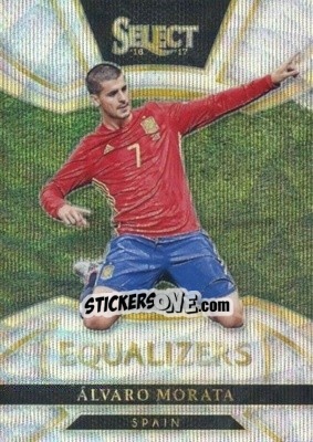 Sticker Alvaro Morata - Select Soccer 2016-2017 n. E20 - Panini