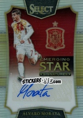 Sticker Alvaro Morata - Select Soccer 2016-2017 - Panini