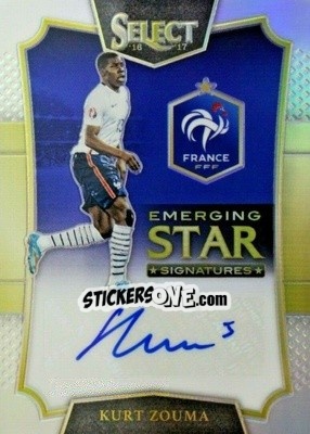 Sticker Kurt Zouma - Select Soccer 2016-2017 n. ES-CZ - Panini
