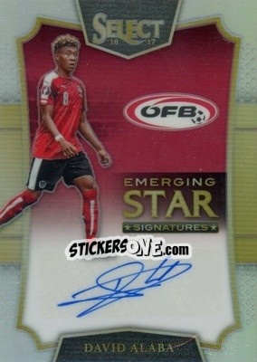 Sticker David Alaba - Select Soccer 2016-2017 n. ES-DV - Panini