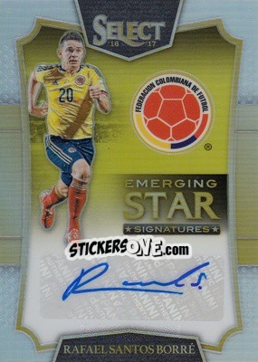 Sticker Rafael Santos Borre - Select Soccer 2016-2017 n. ES-RSB - Panini