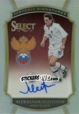 Sticker Aleksandr Mostovoi - Select Soccer 2016-2017 n. HS-AM - Panini