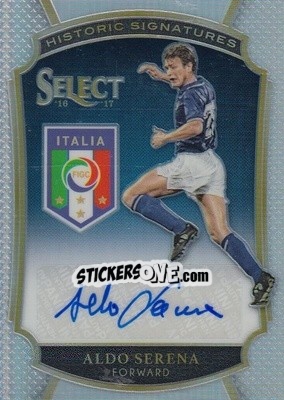 Sticker Aldo Serena - Select Soccer 2016-2017 n. HS-AS - Panini