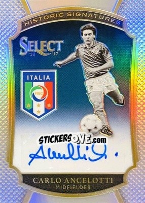 Sticker Carlo Ancelotti - Select Soccer 2016-2017 n. HS-CA - Panini