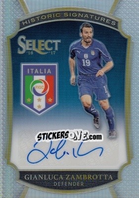 Sticker Gianluca Zambrotta - Select Soccer 2016-2017 n. HS-GZ - Panini
