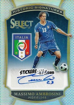 Sticker Massimo Ambrosini - Select Soccer 2016-2017 n. HS-MA - Panini