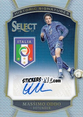 Sticker Massimo Oddo - Select Soccer 2016-2017 - Panini