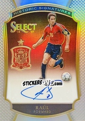 Sticker Raul Gonzßlez - Select Soccer 2016-2017 - Panini