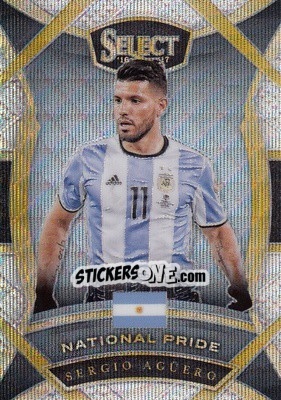 Sticker Sergio Aguero - Select Soccer 2016-2017 - Panini