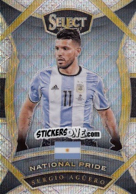 Sticker Sergio Aguero - Select Soccer 2016-2017 n. NP-3 - Panini