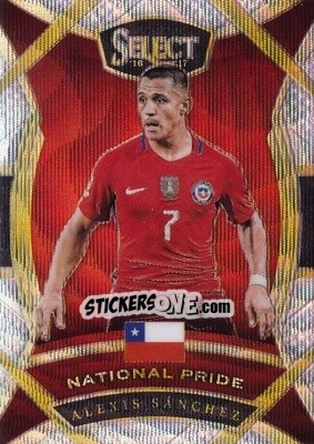 Sticker Alexis Sanchez - Select Soccer 2016-2017 n. NP-10 - Panini