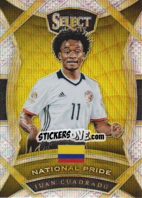 Sticker Juan Cuadrado - Select Soccer 2016-2017 n. NP-13 - Panini