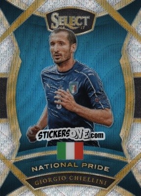 Sticker Giorgio Chiellini - Select Soccer 2016-2017 n. NP-27 - Panini