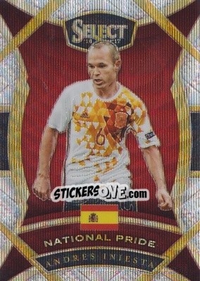 Sticker Andres Iniesta - Select Soccer 2016-2017 n. NP-34 - Panini