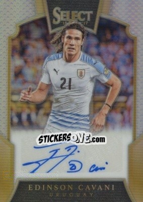 Sticker Edinson Cavani - Select Soccer 2016-2017 n. S-EC - Panini