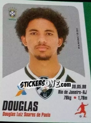 Sticker Douglas Luiz - Campeonato Brasileiro 2017 n. 329 - Panini