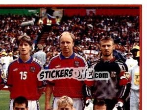 Sticker Národní Tým (puzzle 2) - Ceský Fotbal 1996-1997 - Panini