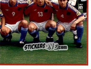 Sticker Národní Tým (puzzle 4) - Ceský Fotbal 1996-1997 - Panini