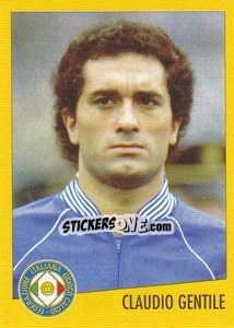 Sticker Claudio Gentile - AZZURRI CON IP 1982-1998 n. 2 - Merlin