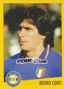 Sticker Bruno Conti - AZZURRI CON IP 1982-1998 n. 8 - Merlin