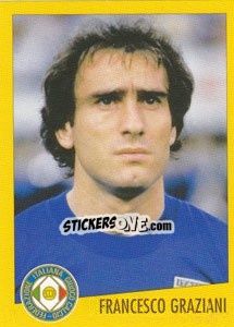 Sticker Francesco Graziani - AZZURRI CON IP 1982-1998 n. 13 - Merlin