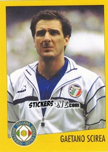 Sticker Gaetano Scirea - AZZURRI CON IP 1982-1998 - Merlin