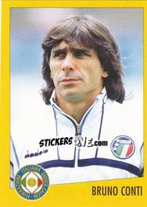 Sticker Bruno Conti - AZZURRI CON IP 1982-1998 - Merlin