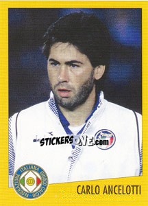 Sticker Carlo Ancelotti - AZZURRI CON IP 1982-1998 n. 30 - Merlin