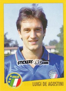 Sticker Luigi De Agostini - AZZURRI CON IP 1982-1998 - Merlin