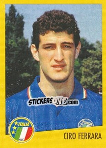 Cromo Ciro Ferrara - AZZURRI CON IP 1982-1998 - Merlin