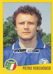 Sticker Pietro Vierchowod - AZZURRI CON IP 1982-1998 - Merlin