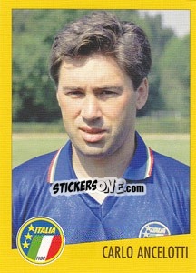 Cromo Carlo Ancelotti - AZZURRI CON IP 1982-1998 - Merlin