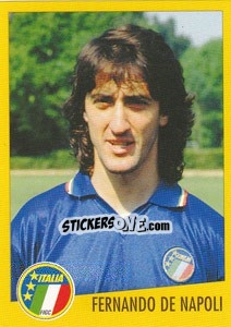 Cromo Fernando De Napoli - AZZURRI CON IP 1982-1998 - Merlin