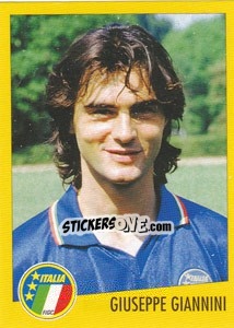 Sticker Giuseppe Giannini - AZZURRI CON IP 1982-1998 n. 43 - Merlin