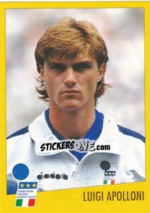 Cromo Luigi Apolloni - AZZURRI CON IP 1982-1998 - Merlin