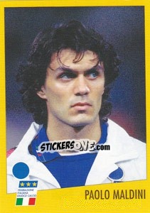 Sticker Paolo Maldini - AZZURRI CON IP 1982-1998 n. 54 - Merlin