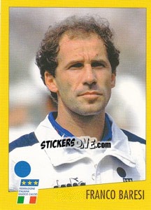 Sticker Franco Baresi - AZZURRI CON IP 1982-1998 n. 55 - Merlin