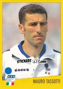 Cromo Mauro Tassotti - AZZURRI CON IP 1982-1998 - Merlin