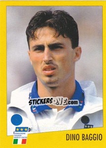 Cromo Dino Baggio - AZZURRI CON IP 1982-1998 - Merlin