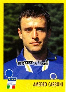 Sticker Amedeo Carboni - AZZURRI CON IP 1982-1998 - Merlin