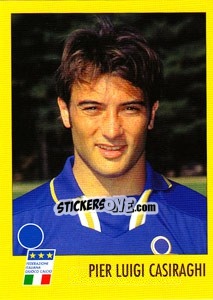 Figurina Pier Luigi Casiraghi - AZZURRI CON IP 1982-1998 - Merlin