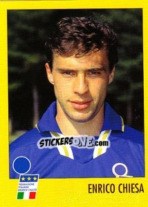 Sticker Enrico Chiesa - AZZURRI CON IP 1982-1998 - Merlin