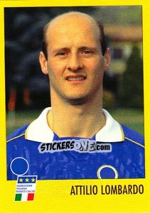 Sticker Attilio Lombardo - AZZURRI CON IP 1982-1998 n. P18 - Merlin
