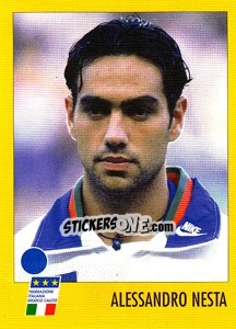 Sticker Alessandro Nesta - AZZURRI CON IP 1982-1998 n. P20 - Merlin
