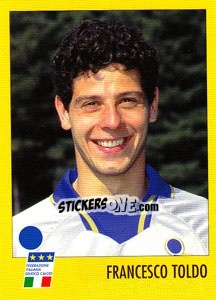 Figurina Francesco Toldo - AZZURRI CON IP 1982-1998 - Merlin