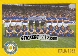 Cromo Italia 1982 - AZZURRI CON IP 1982-1998 - Merlin